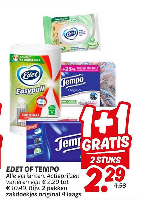 Edet of Tempo - 1+1 Gratis