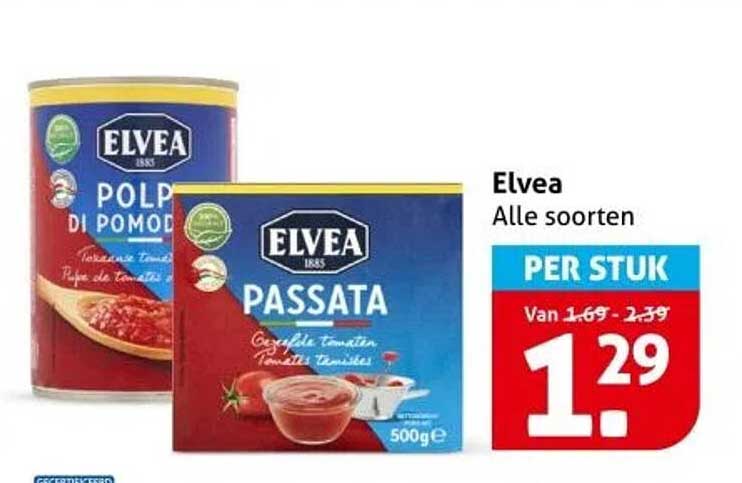 Elvea Alle soorten