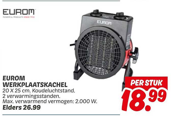 EUROM WERKPLAATSKACHEL