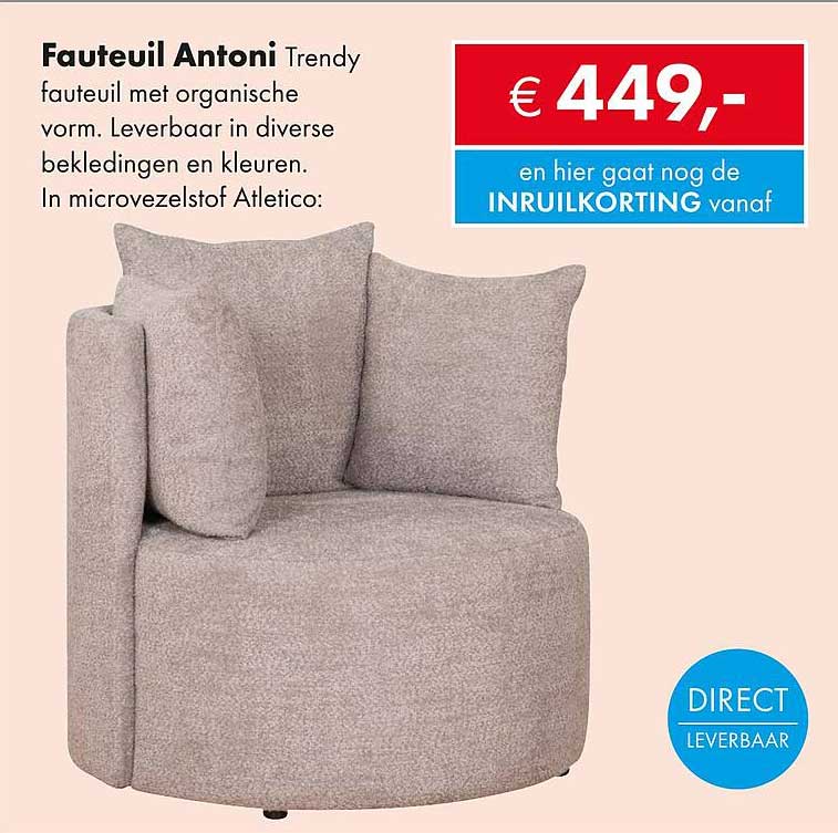 Fauteuil Antoni