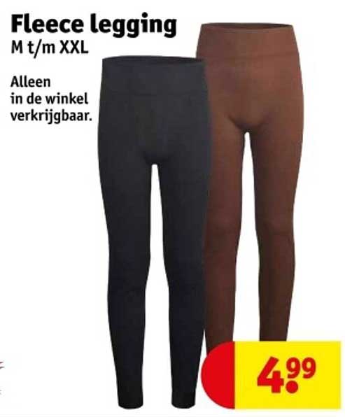 Fleece legging M t/m XXL