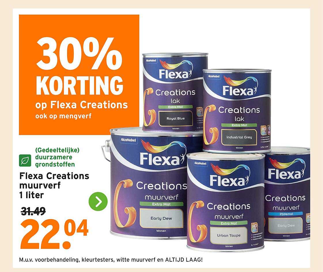 Flexa Creations muurverf 1 liter