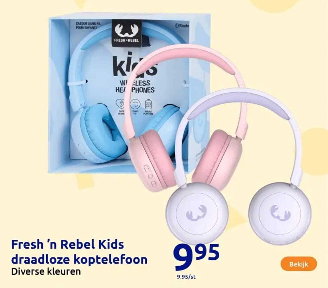 Fresh ’n Rebel Kids draadloze koptelefoon