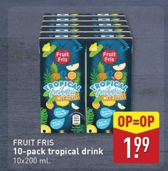 FRUIT FRIS 10-pack tropical drink