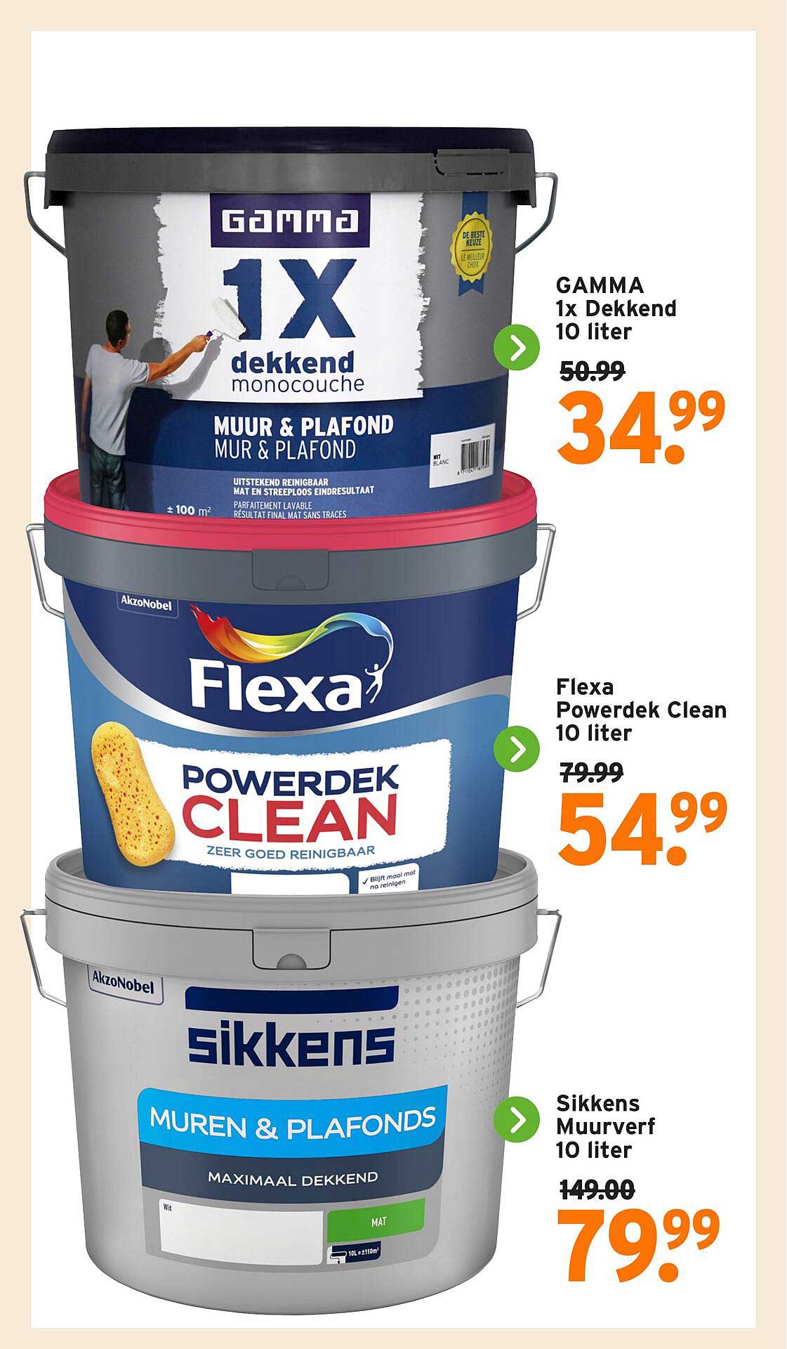 GAMMA 1X Dekkend Monocouche 10 liter