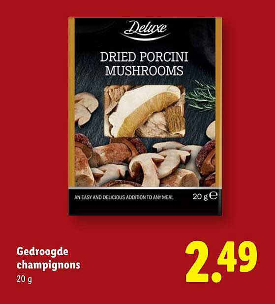 Gedroogde champignons