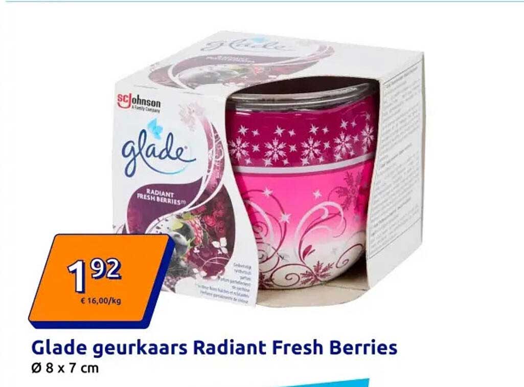 Glade geurkaars Radiant Fresh Berries