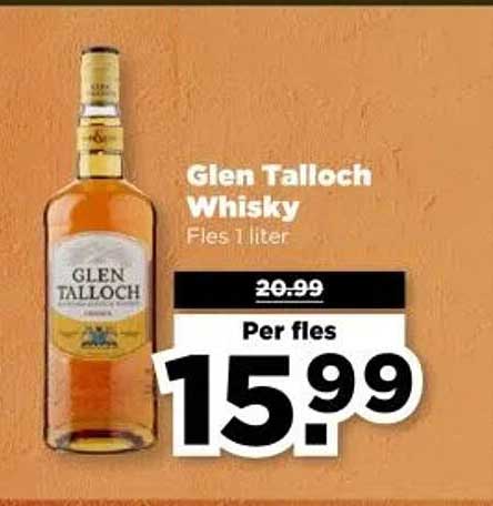 Glen Talloch Whisky Fles 1 liter