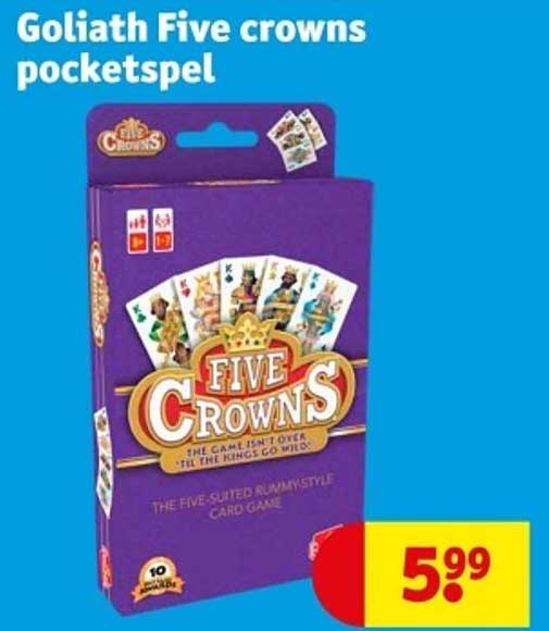Goliath Five crowns pocketspel