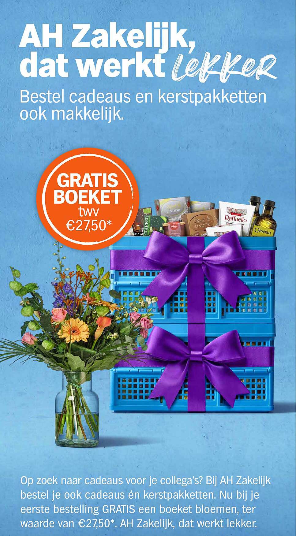 GRATIS BOEKET twv €27,50*