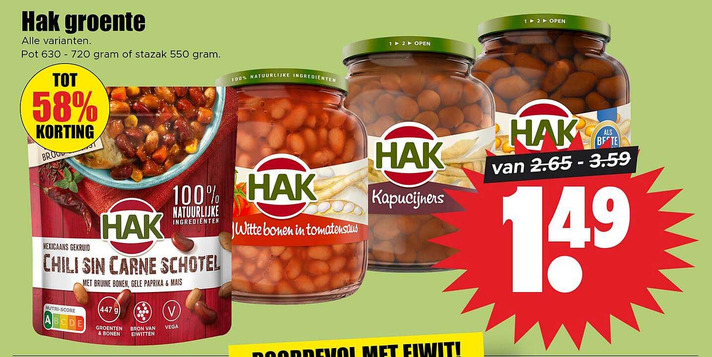 Hak groente