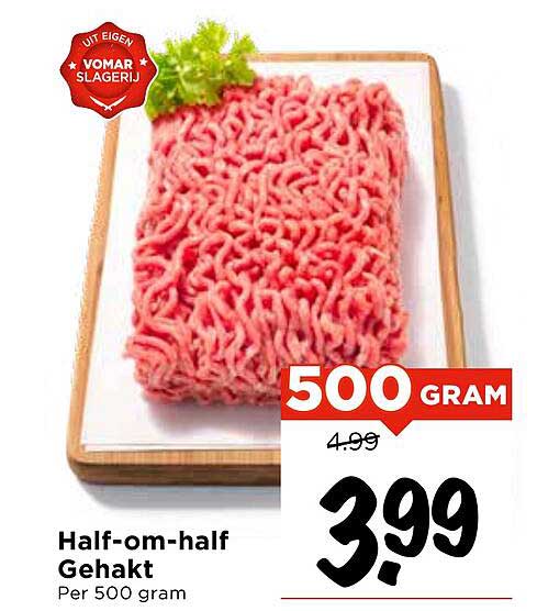 Half-om-half Gehakt