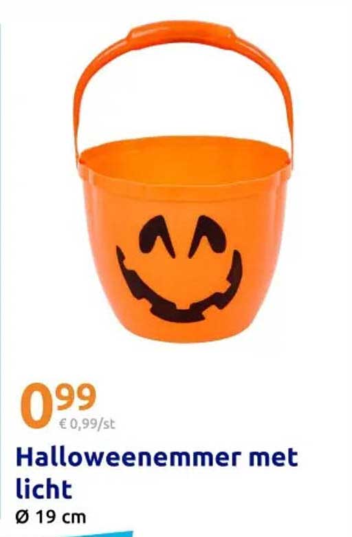 Halloweenemmer met licht
