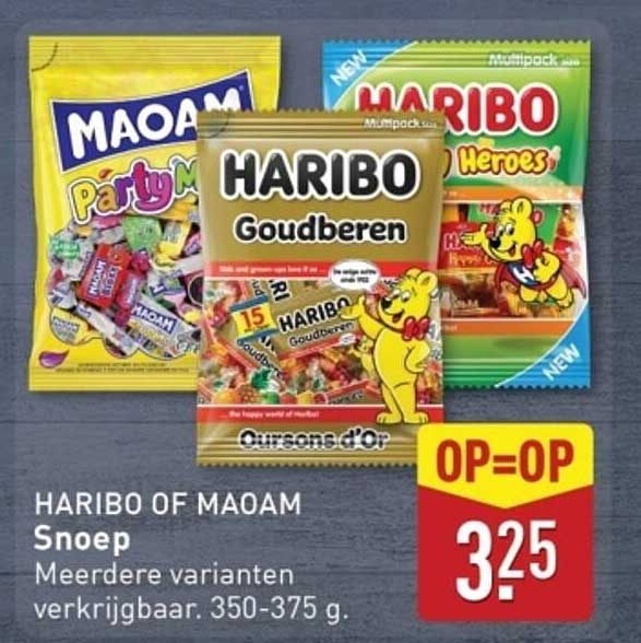 HARIBO OF MAOAM Snoep