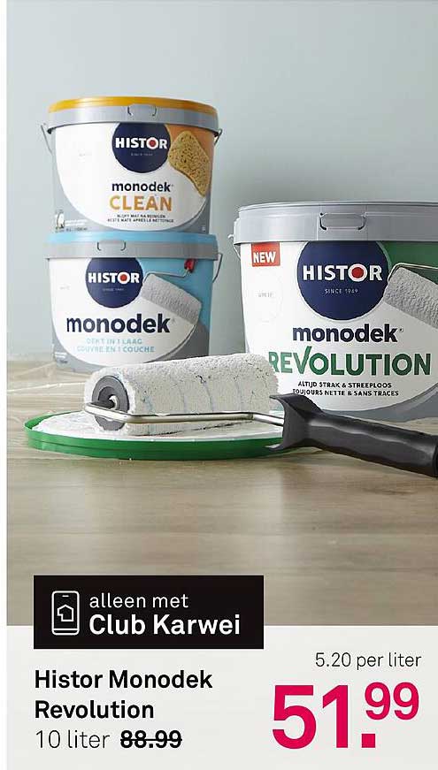 Histor Monodek Revolution 10 liter