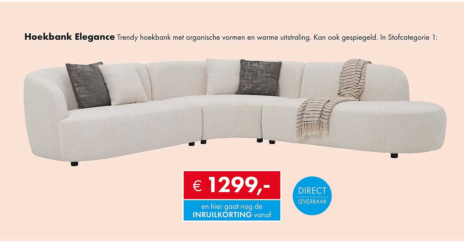 Hoekbank Elegance