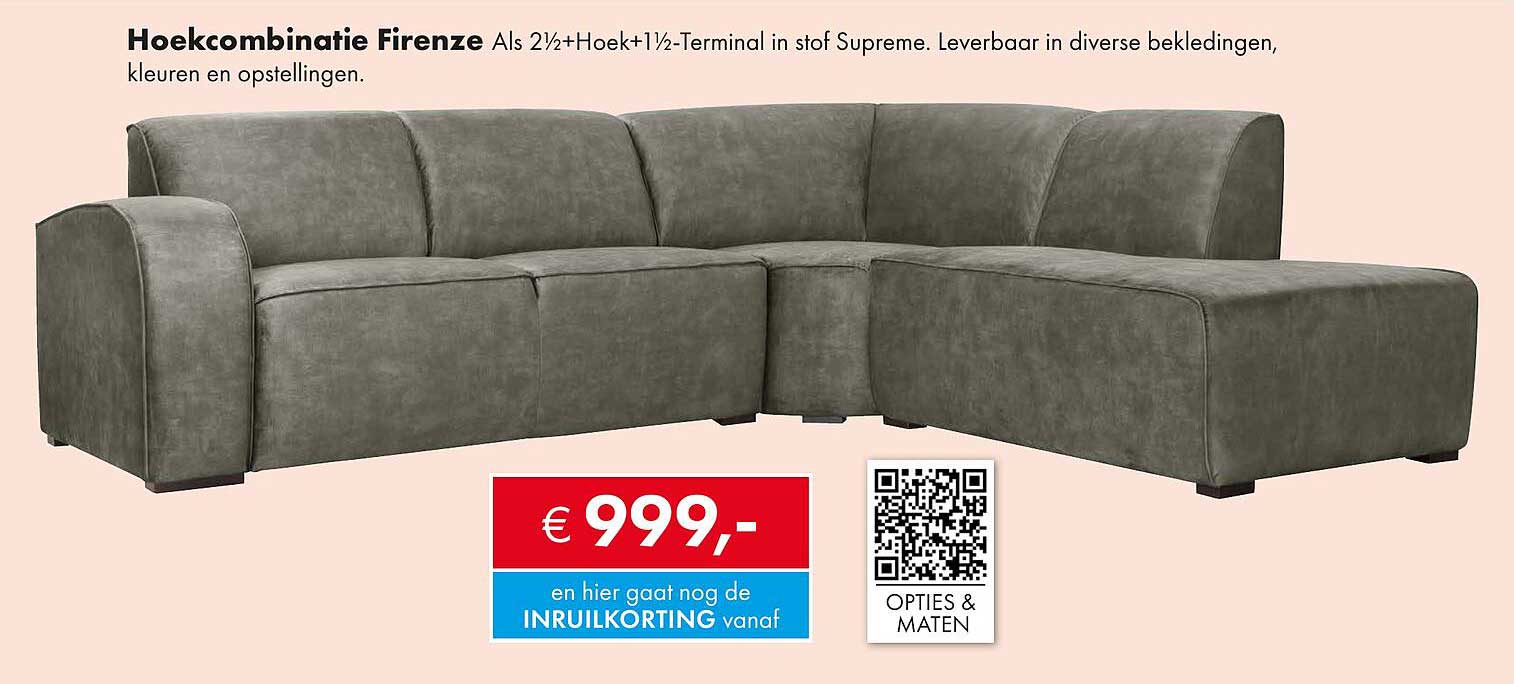 Hoekcombinatie Firenze