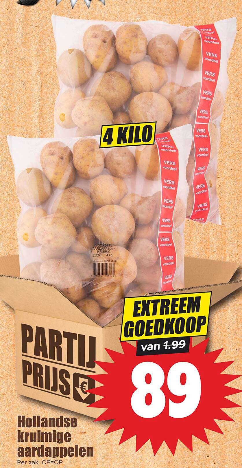 Hollandse kruimige aardappelen