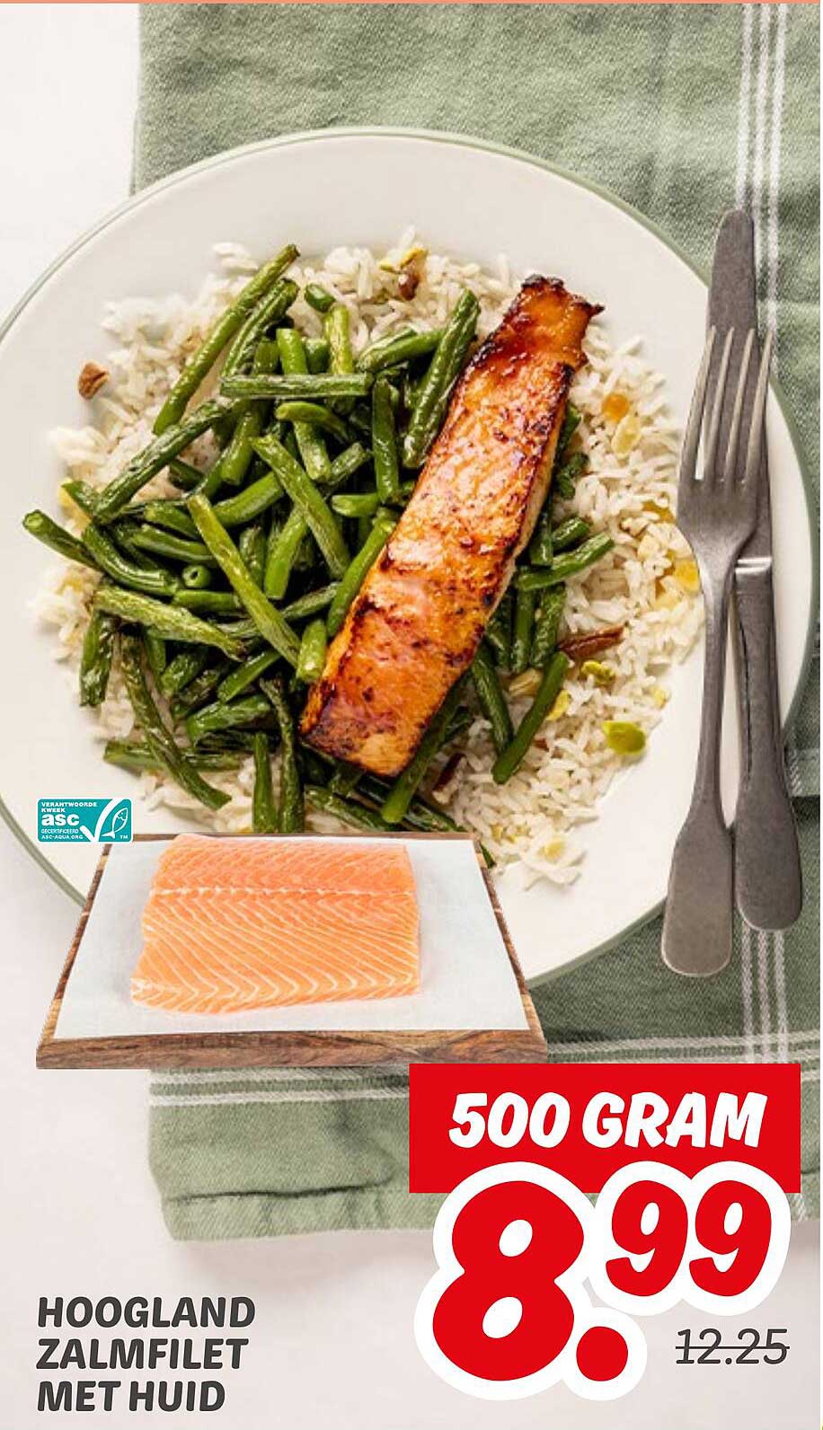 HOOGLAND ZALMFILET MET HUID