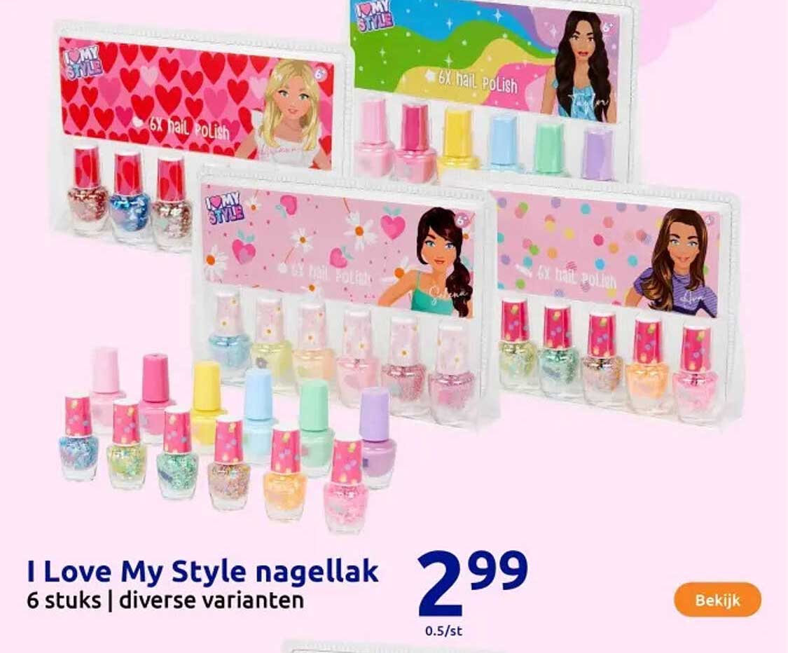 I Love My Style nagellak 6 stuks | diverse varianten