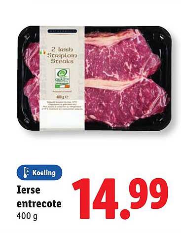 Ierse entrecote 400 g