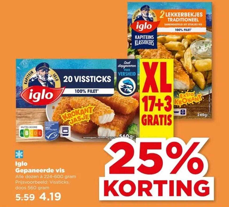 Iglo Gepaneerde vis