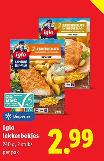 Iglo lekkerbekjes
