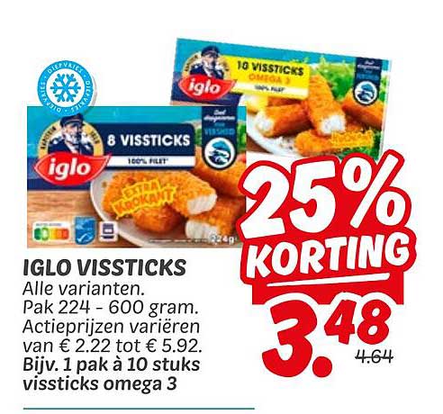 IGLO VISSTICKS