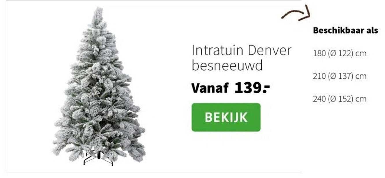 Intratuin Denver besneeuwd