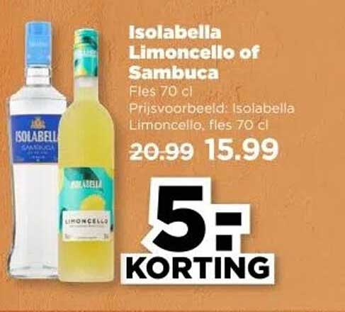 Isolabella Limoncello of Sambuca