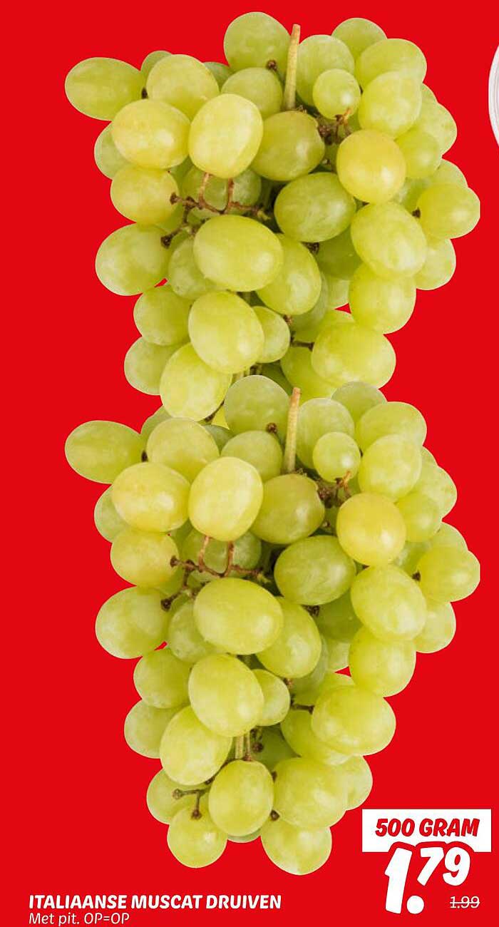 ITALIAANSE MUSCAT DRUIVEN