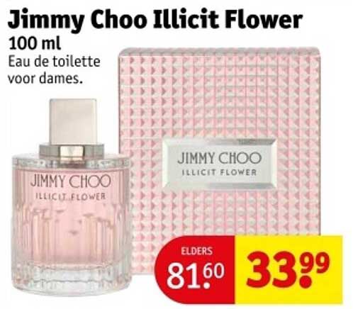 Jimmy Choo Illicit Flower 100 ml Eau de toilette voor dames.