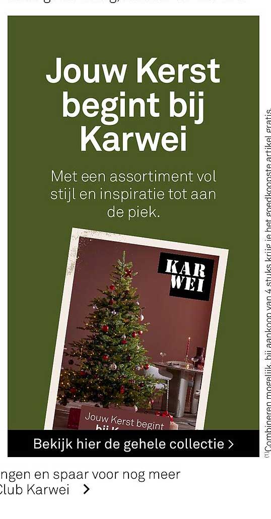 Jouw Kerst begint bij Karwei
