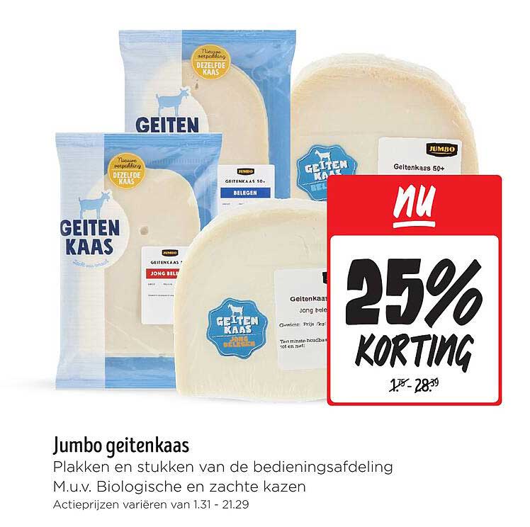 Jumbo geitenkaas