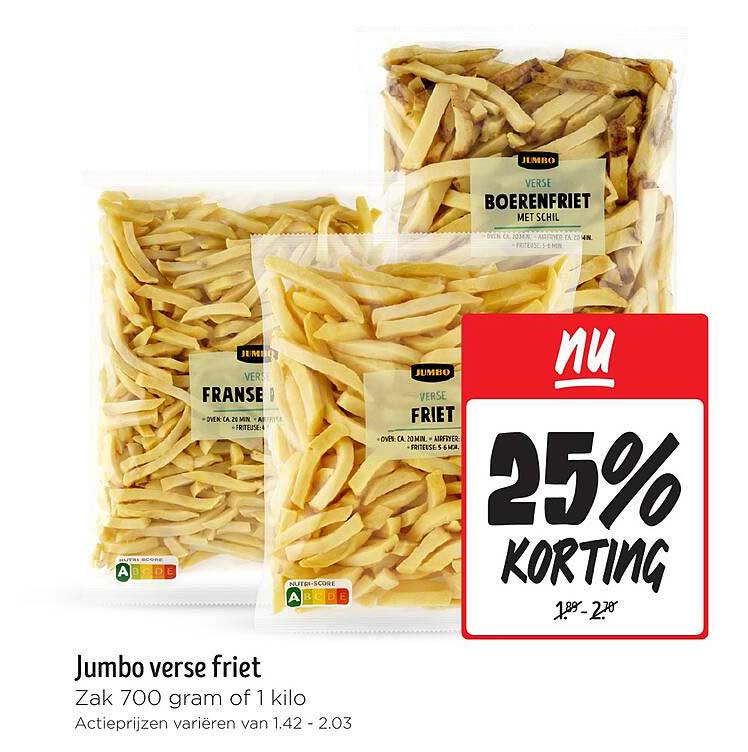 Jumbo verse friet