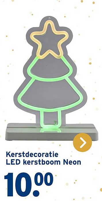 Kerstdecoratie LED kerstboom Neon