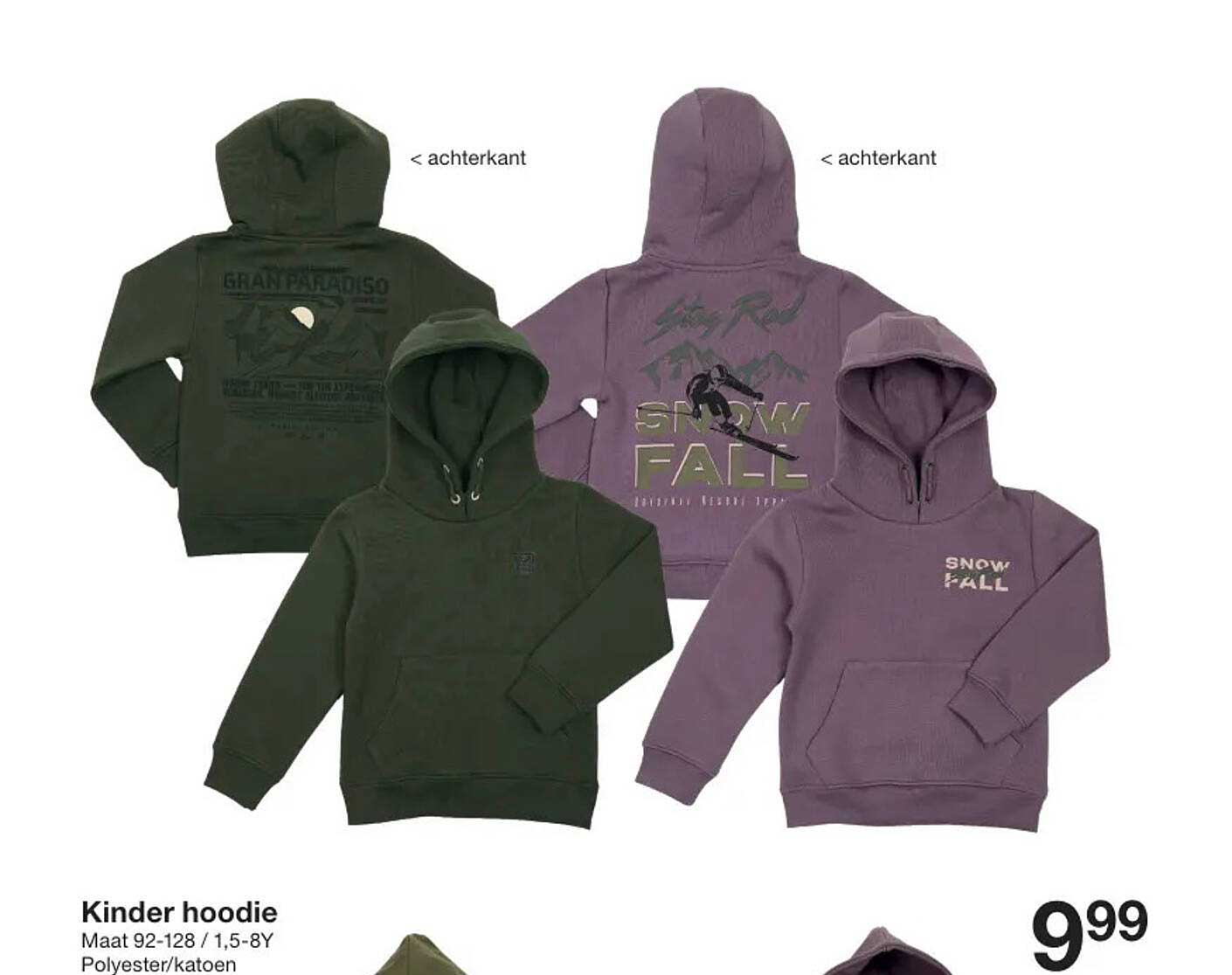 Kinder hoodie