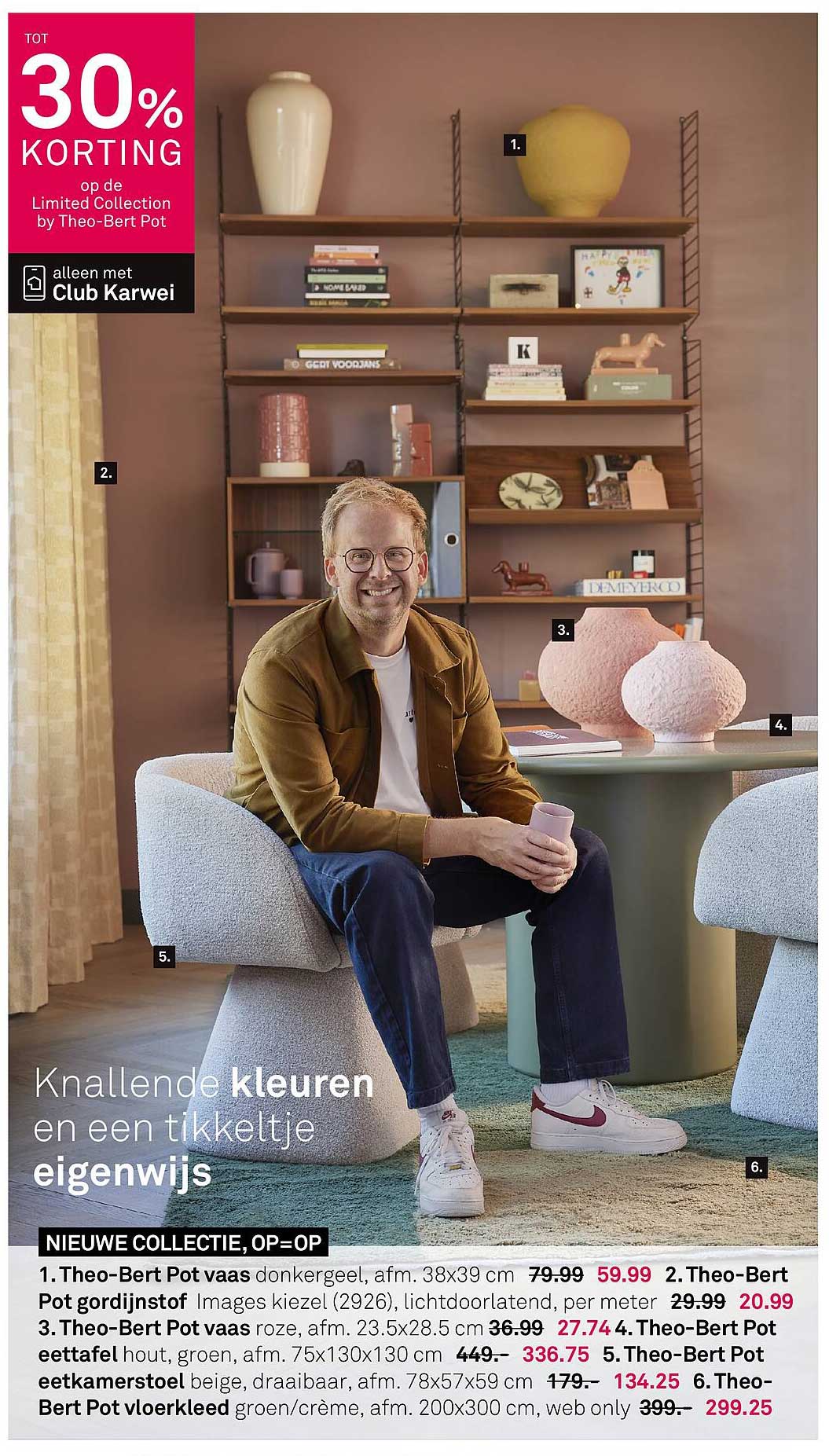 Knallende kleuren en een tikkeltje eigenwijs