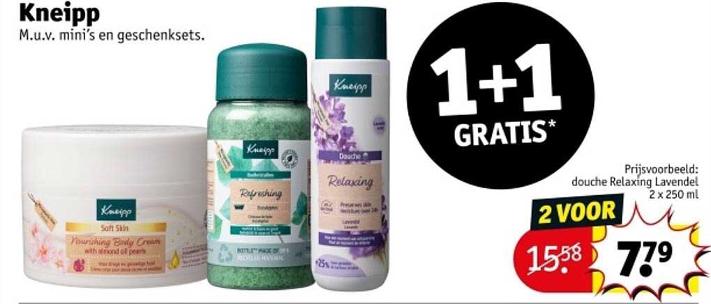 Kneipp - 1+1 GRATIS op geselecteerde producten
