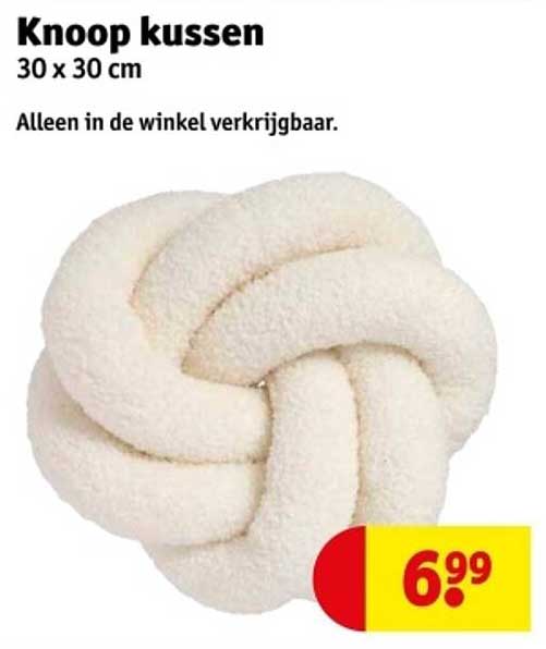 Knoop kussen