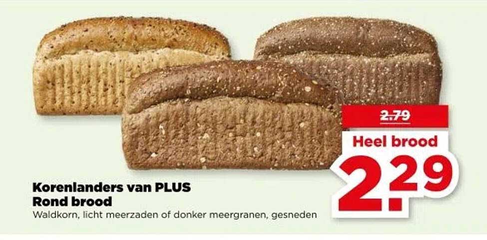 Korenlanders van PLUS Rond brood