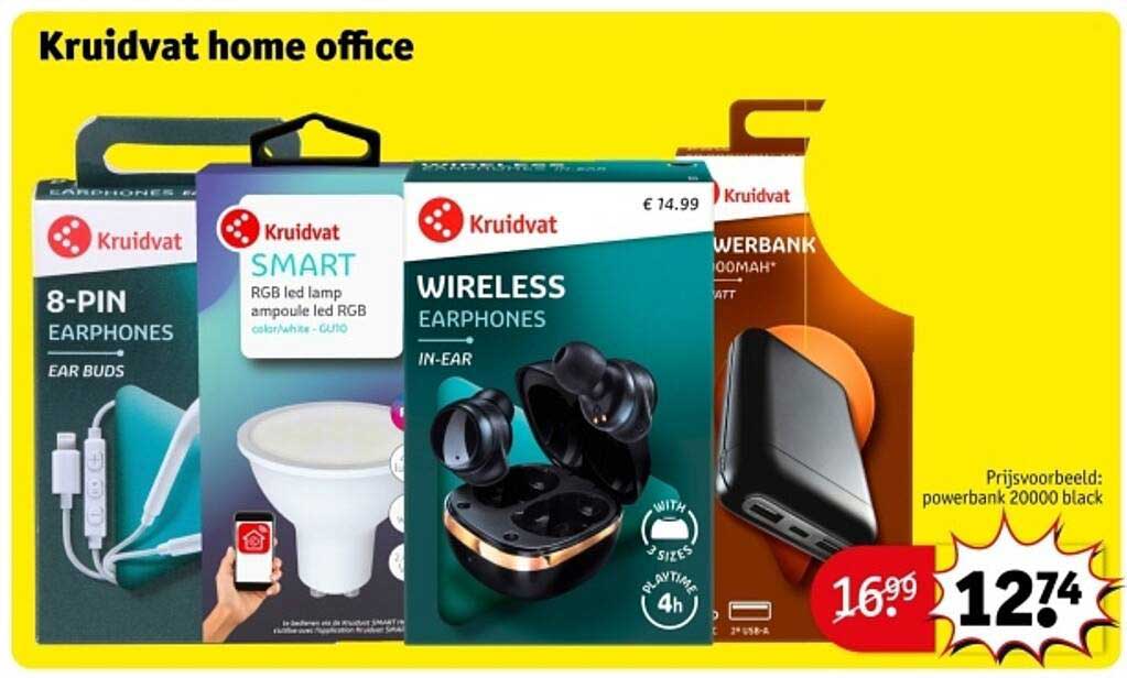 Kruidvat home office aanbieding
