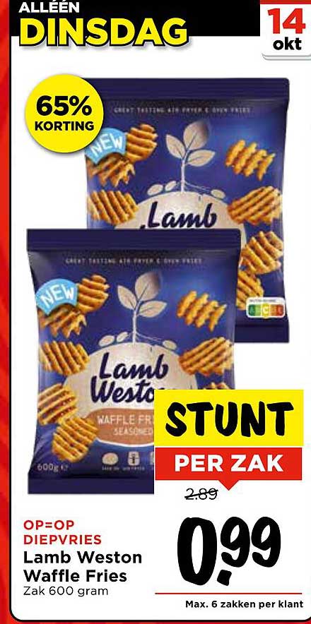 Lamb Weston Waffle Fries