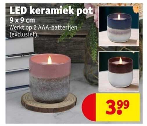 LED keramiek pot
