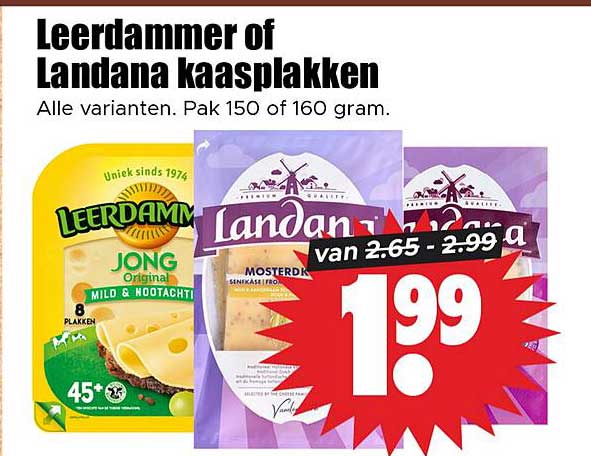 Leerdammer of Landana kaasplakken