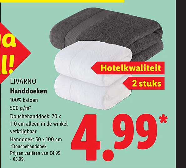 LIVARNO Handdoeken