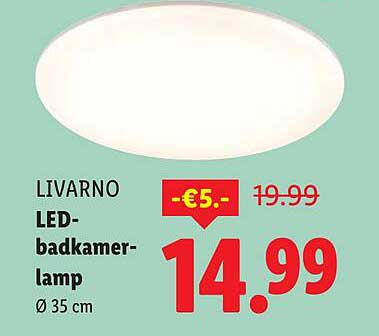 LIVARNO LED-badkamerlamp Ø 35 cm