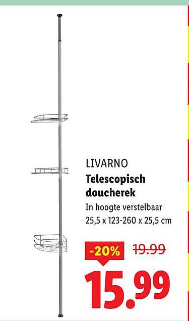 LIVARNO Telescopisch doucherek