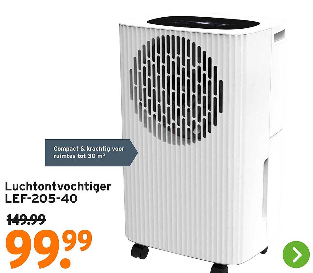 Luchtontvochtiger LEF-205-40