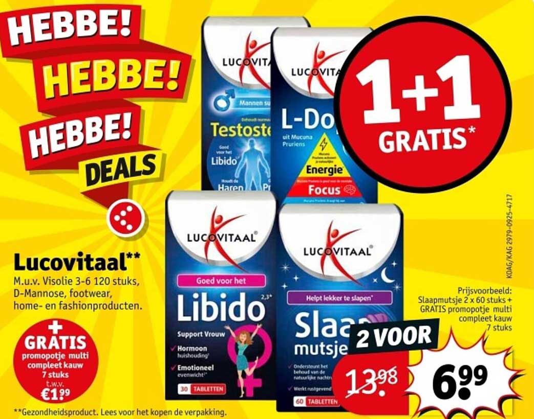 Lucovitaal 1+1 GRATIS